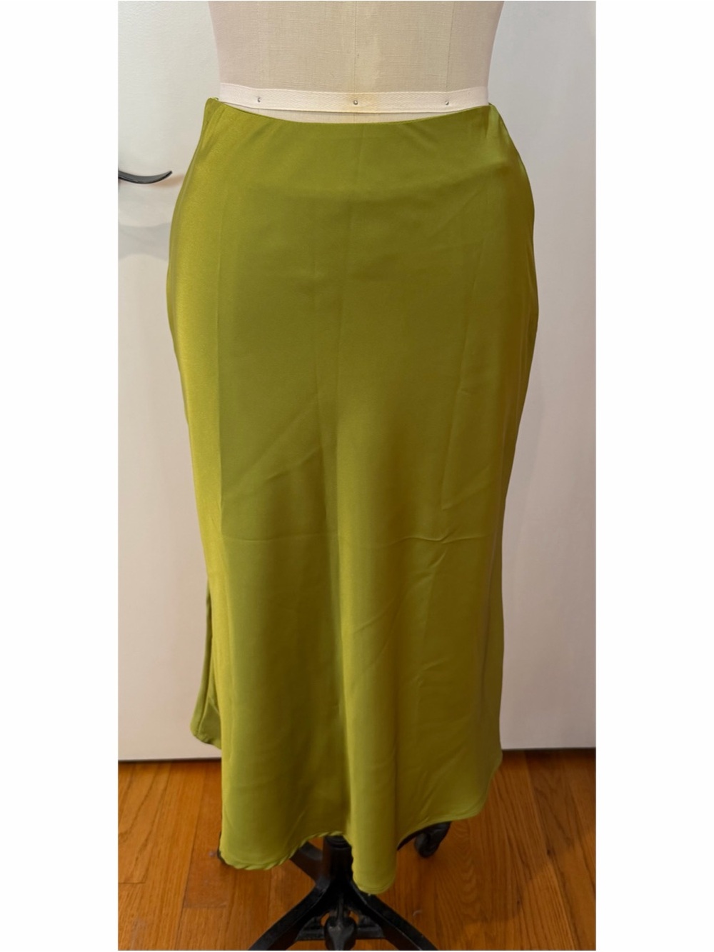 Satin Midi Skirt
